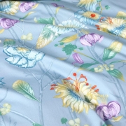 水星家纺(STARHOME) 床品套装 长绒棉抗菌四件套暮日轻语 长绒棉抗菌四件套暮日轻语100%棉被套200*230cm床单240*245cm枕套48*74cm*2 （单位：套）