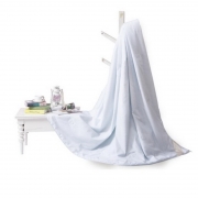 水星家纺(STARHOME) 被子 QS130Z-S01 莘德拉蚕丝被规格200*230cm面料100%聚酯纤维填充物100%柞蚕丝填充物净重300g （单位：床）