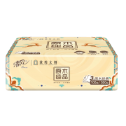 清风 敦煌IP 3层100抽/包 抽取式面巾纸S码 24包 *两箱装（单位：组）