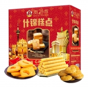澳门永辉 什锦糕点380g 销售单位：（盒）