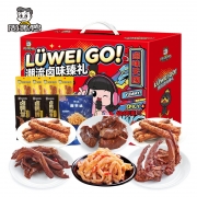 周黑鸭潮流卤味休闲零食礼盒534g 销售单位：（盒）