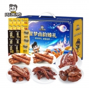 周黑鸭星梦卤韵臻礼休闲零食礼盒1086g 销售单位：（盒）